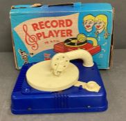 A vintage Marx toys record player