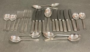 A selection of boxed Mappin and Webb Cutlery