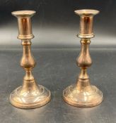 A Pair of Georgian candlesticks