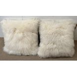 A pair of Maison De Vacances cushions made in France (90cm x 90cm)