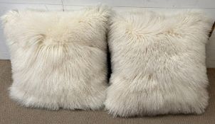 A pair of Maison De Vacances cushions made in France (90cm x 90cm)