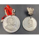 Commemorative medals for Queen Victoria diamond jubilee and for the coronation of Edward VII