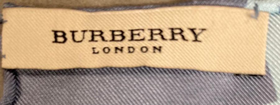 A Vintage Burberry silk scarf - Image 3 of 3