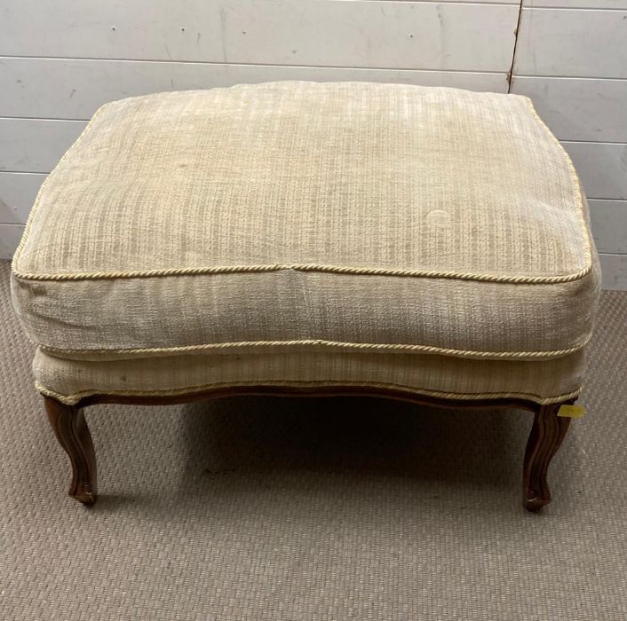 A pair of mahogany regency style arm chairs and one foot stool (H102cm W75cm D74cm) - Image 2 of 2