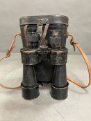 A pair of Leitz (Wetzlar) binoculars in case. (WWI)