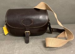 Rey Pavon Spanish oiled leather cartridge bag