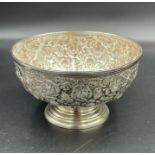 A silver bowl, hallmarked for Sheffield 1899 by Martin, Hall & Co (Approximate total weight 105g)