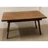 A Mid Century mahogany tea table by Beautili-t (H42cm W76cm D47cm)
