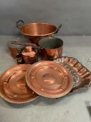 A collection of quality copperware