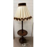 A Victorian table standard lamp
