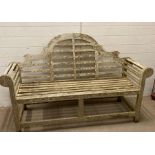 A Lutyens style bench (H105cm W165cm D58cm)