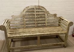 A Lutyens style bench (H105cm W165cm D58cm)