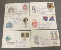 A collection of Czechoslovakian First Day Covers