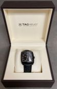 TAG HEUER MONACO WRISTWATCH, ref. WW2119, automatic calibre-6 movement, black dial with applied