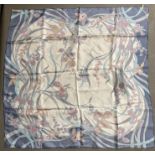 A Vintage Burberry silk scarf