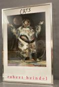 Vintage Aaron Brothers Robert Heindel Cats Old Deuteronomy Framed Print