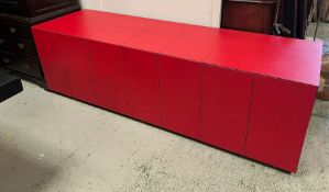C.E.O. Cube Cabinet designed by Lella & Massimo Vignelli for Poltrona Frau