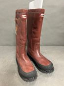 A Pair of leather Hunter boots, size 11