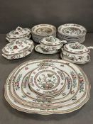 Indian tree ironstone dinner service AF