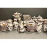 An extensive collection of Spode China "Woodland" dinner and tea service 184 pieces in total