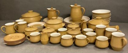 An extensive selection of Denby stoneware dinner service