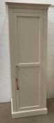 A white pine wardrobe (H206cm W68cm D57cm)