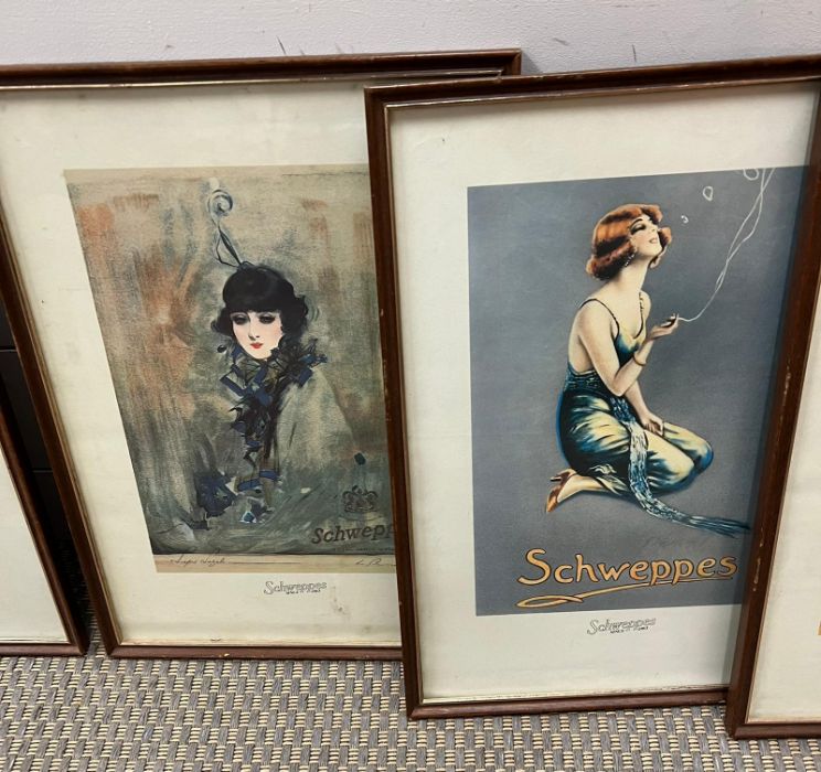 A set of six Schweppes advertising prints, Framed - Image 4 of 4