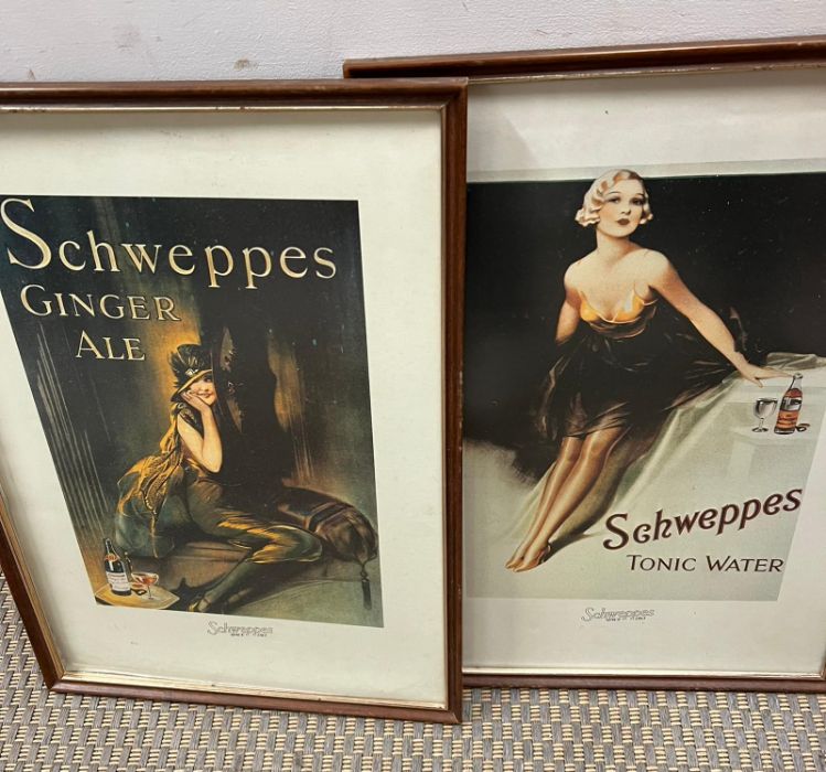 A set of six Schweppes advertising prints, Framed - Image 3 of 4