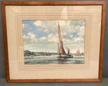 A print of a water colour by Leonard Russell Squirrel, signed 25cm x 18cm