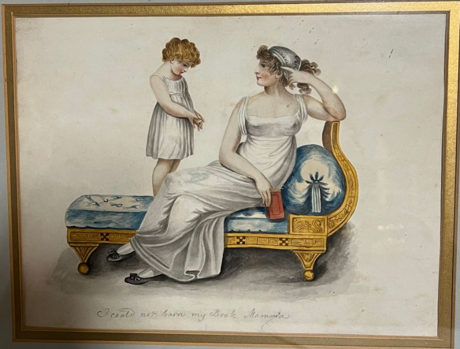 A Framed and glazed 19th Century watercolour - Image 2 of 2