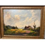 Sedge Hill (54cm x 39cm) (frame 74cm x 56cm)