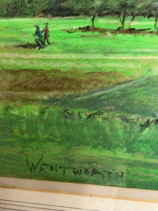 "Wentworth" a pastel signed, framed and glazed 77cm x 60cm - Image 4 of 4