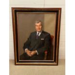 A portrait of Mr Alan George Turner CBE by Mr David Poole PPRP ARCA