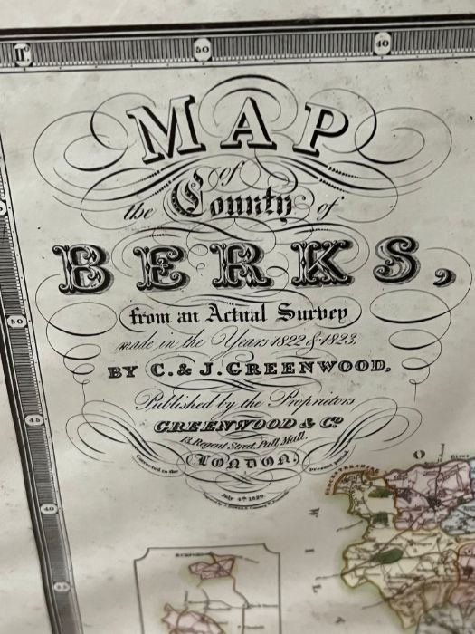 A map of Berkshire - Image 4 of 4