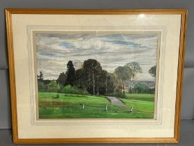 "Wentworth" a pastel signed, framed and glazed 77cm x 60cm
