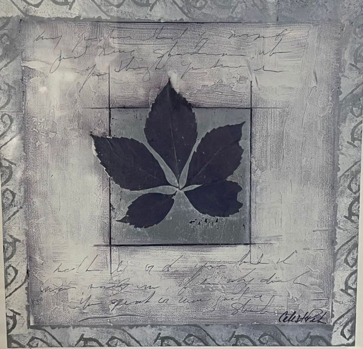 Four modern leaf prints 46cm x 46cm - Image 2 of 2