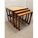 A set of G-plan teak Mid Century nesting tables