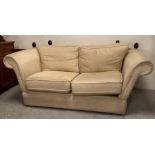 Two seater Knole sofa with hinged sides