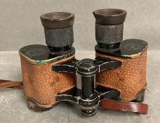 Bausch and Lomb USA binoculars marked Signal Corps, US Army, serial number 273647