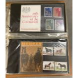 Seven albums of UK First Day Covers and Stamp Presentation packs