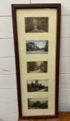 Historical local postcards framed of the Ascot area