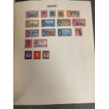 The Senator Stamp Album including a Penny Black from Great Britain and World Stamps