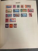 The Senator Stamp Album including a Penny Black from Great Britain and World Stamps