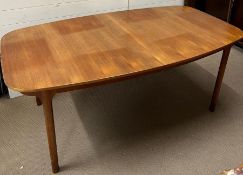 Mackintosh extending teak dining table (H74cm W179cm D99cm)