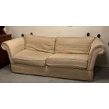 Three seater Knole sofa with hinged sides