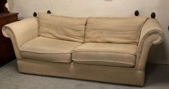 Three seater Knole sofa with hinged sides