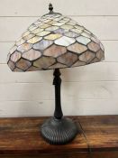 A Tiffany style table lamp