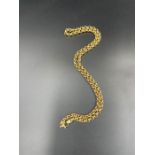 A 9ct gold chain necklace (Approximate Total Weight 18g)