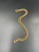 A 9ct gold chain necklace (Approximate Total Weight 18g)