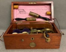 The improved Magneto-Electric Machine, mahogany box by S Maw, Son & Thompson.